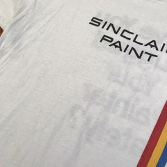 Sinclair Paint VNTG Single Stitch Graphic White T-shirt *See Description*