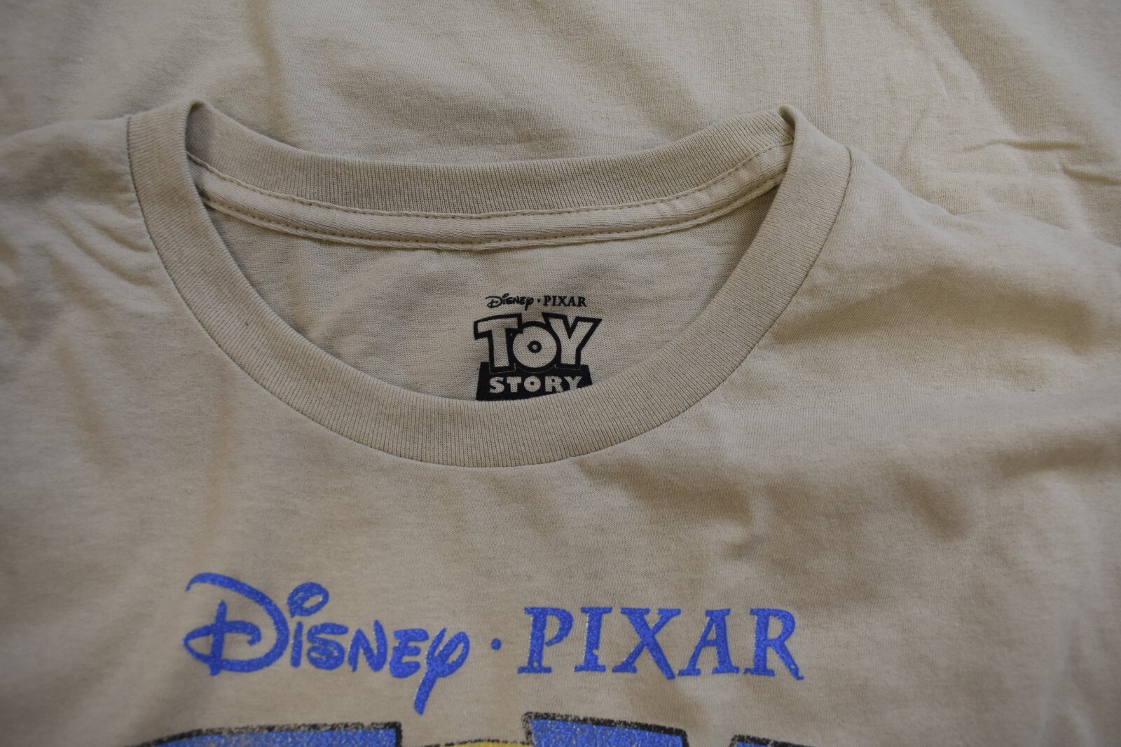 Disney Pixar Toy Story Mens Character Group Woody Jessie Beige Shirt New S-2XL gallery