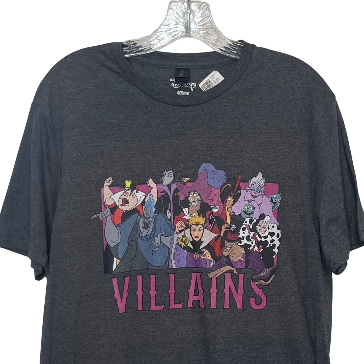 Disney Villains Graphic Tshirt Medium Gray New Villaincore Summer gallery