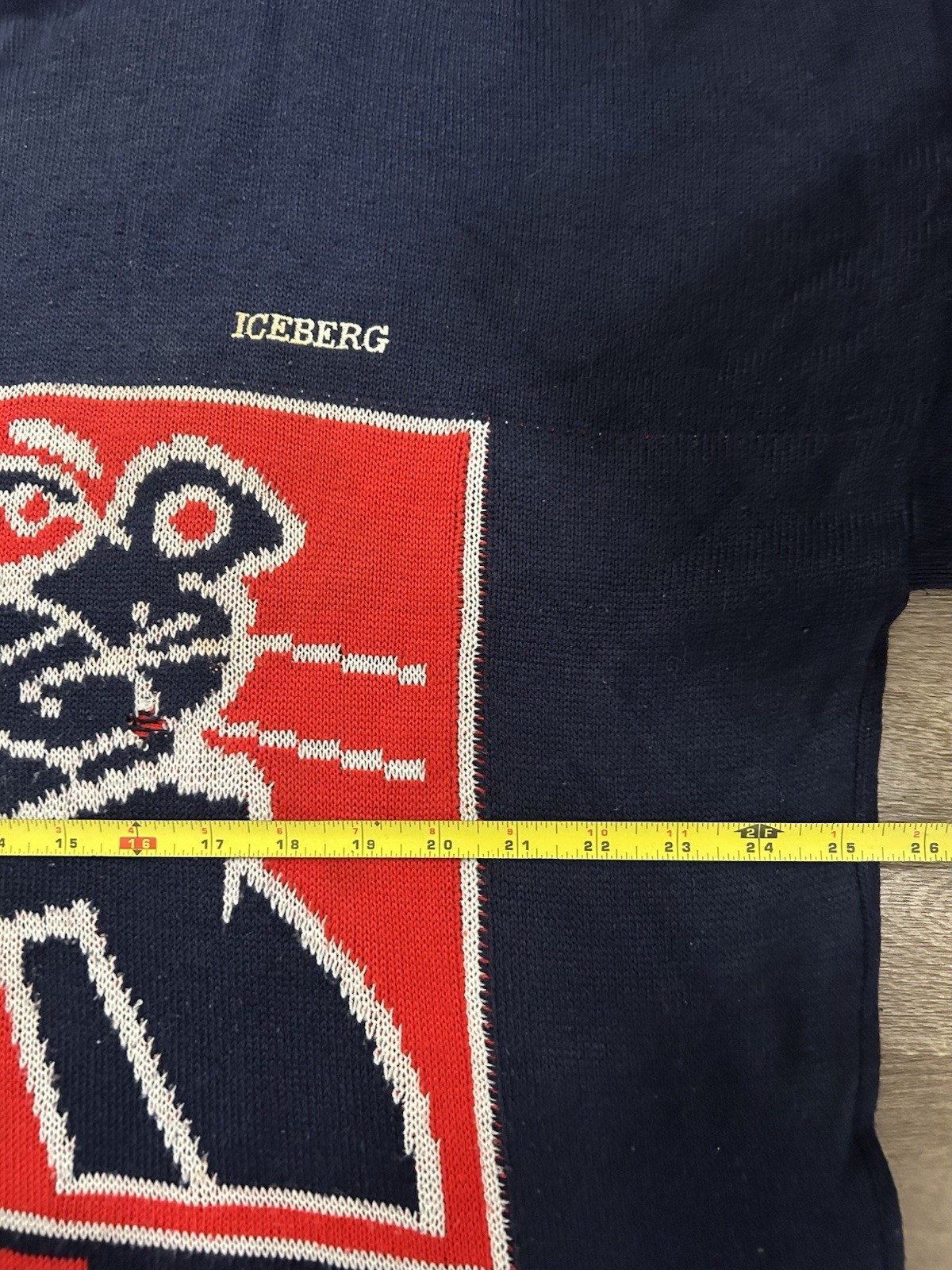 Iceberg Pink Panther Ice History Knit Short Sleeve Oversized Sweater gallery