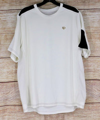 Pearl Izumi Select Series Cycling Jersey Men’s XL White Black Short Sleeve Shirt