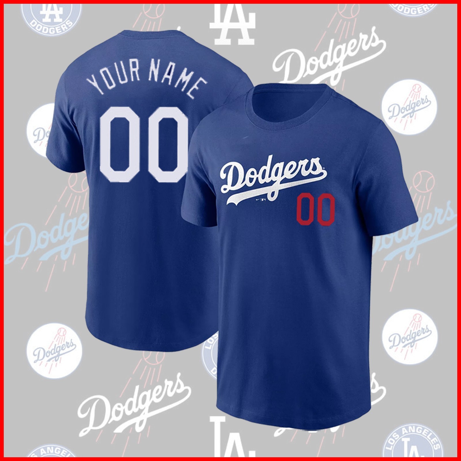 Personalized Los Angeles Dodgers Name & Number Custom 2025 Fanmade FAST SHIP gallery