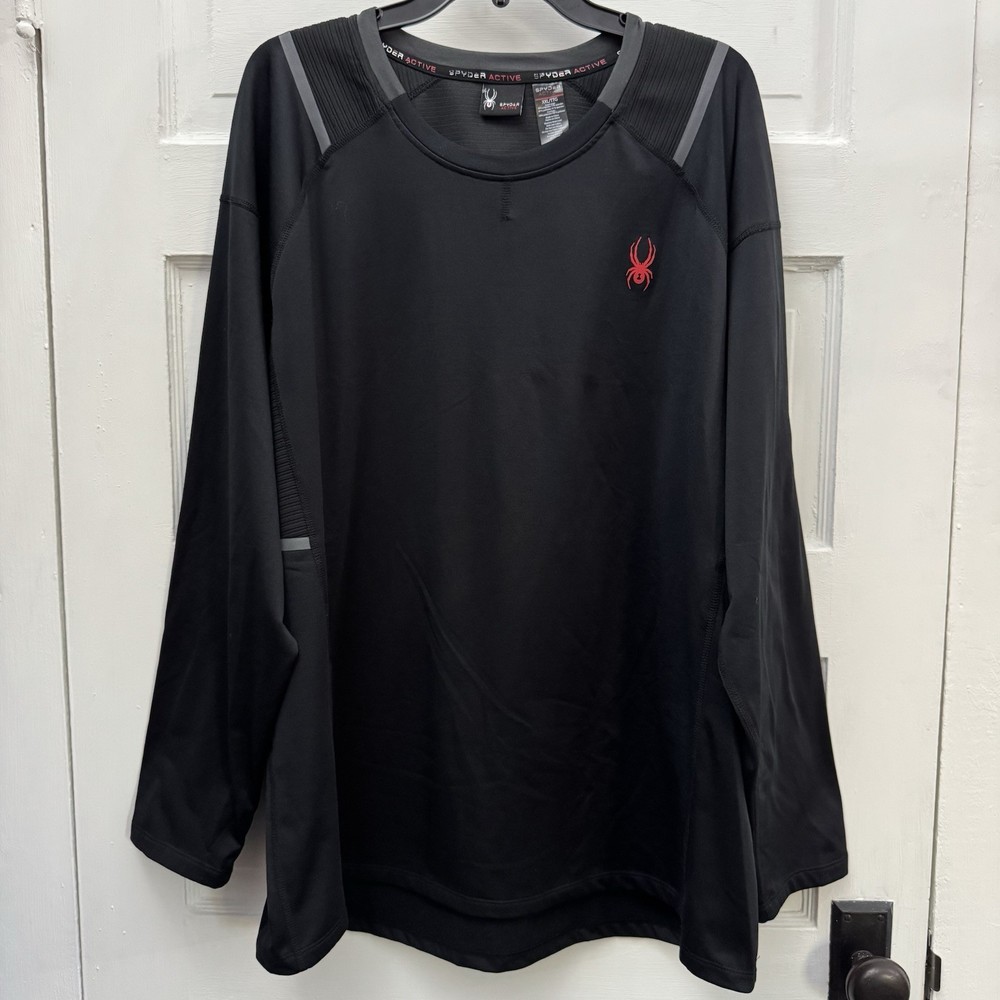 Performance Base Layer Top Spyder Active Men XXL Black ProWeb