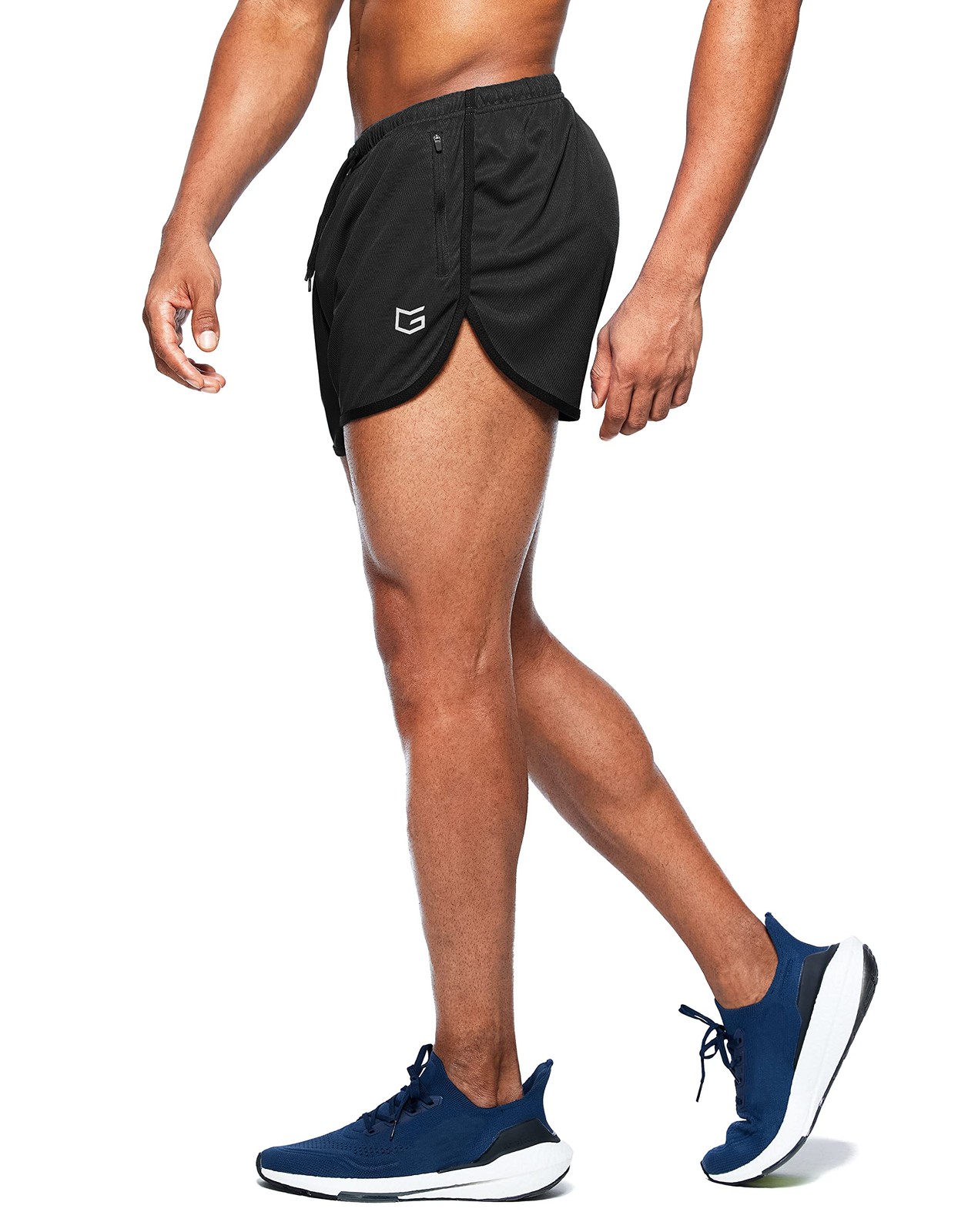G Gradual Men's Running Shorts 3 Inch Quick Dry Gym Athletic X-Large, Black gallery