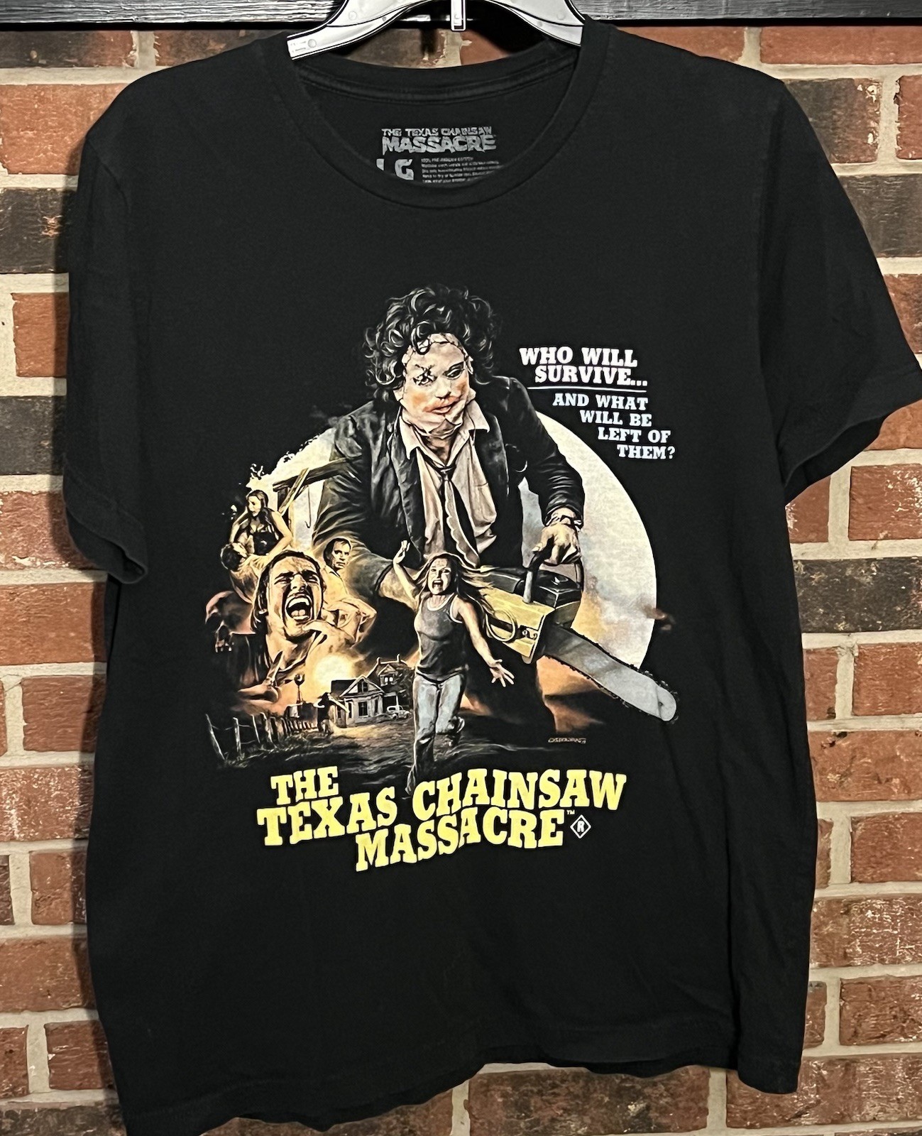 Fright Rags Leatherface The Texas Chainsaw Massacre Shirt L Large OOP gallery