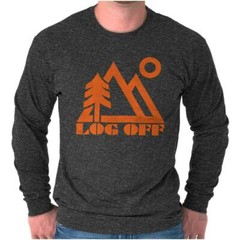 Camping Nature Hiking Hiker Outdoors Vacation Trip Long Sleeve Tshirt for Men or