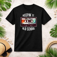 Old School Hip Hop 80s 90s Mixtape Graphic T Shirt Size S-3XL