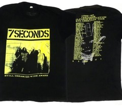 7 Seconds – Still Dreaming Wide Awake Soulforce 1989-90 US T shirt NH20215