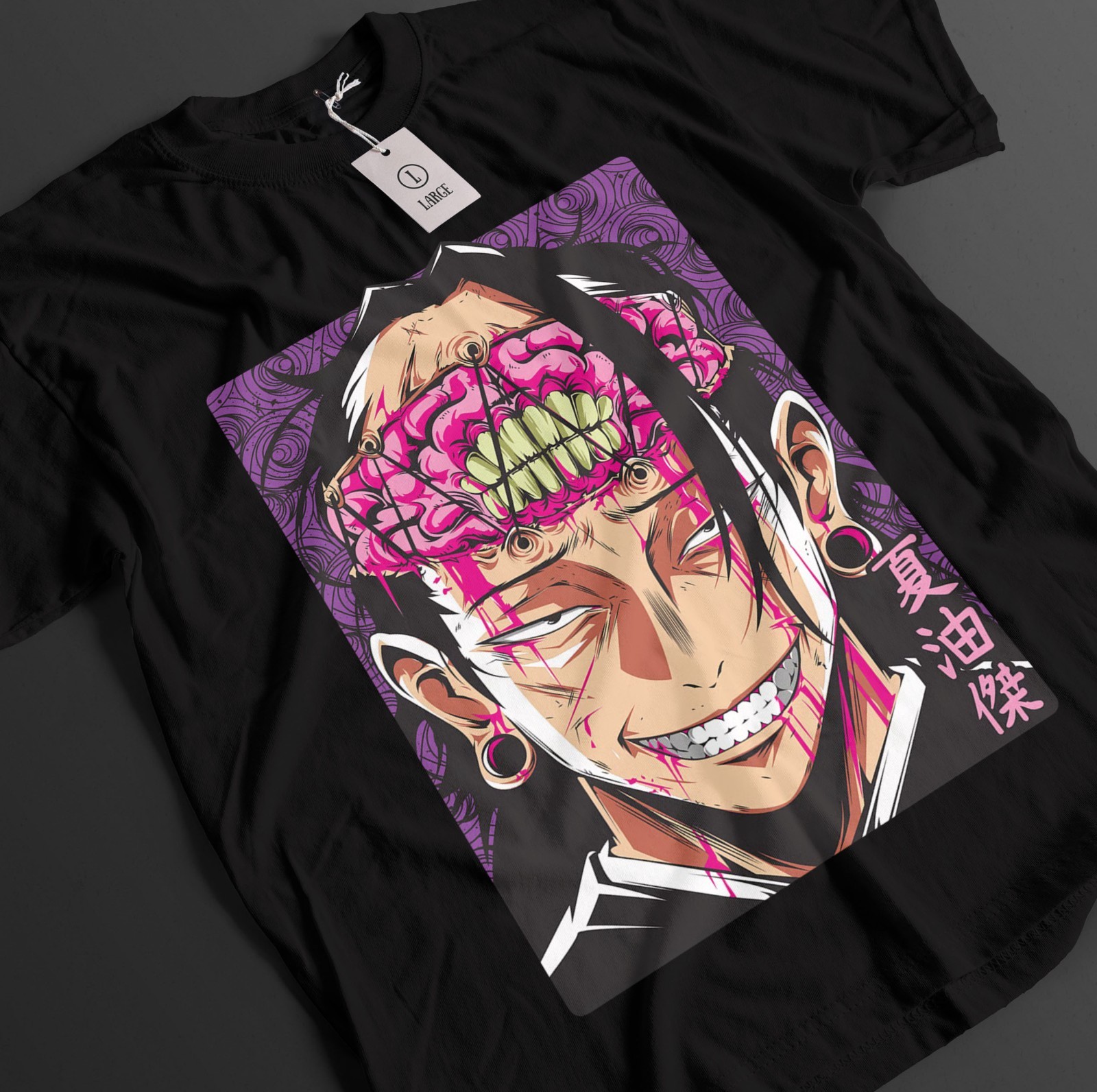 Jujutsu Kaisen Shirt Geto Suguru T-Shirt Sukuna Gojo Tshirt JJK Anime Unisex Tee gallery