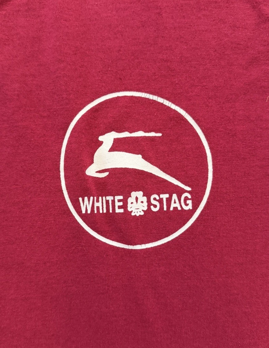 VTG 90s White Stag Single Stitch T Shirt Ski Hirsch-Weis Sportswear SZ L Hiking gallery