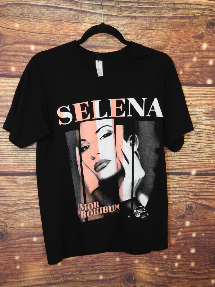 Selena Amor Prohibido Shirt Size Medium M Suna Heavy Cotton Official Tshirt