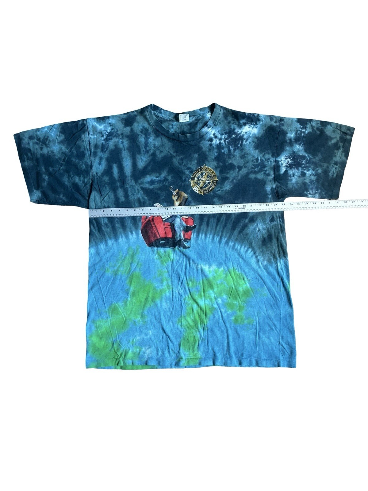Vintage 90s Arlo Guthrie All Over The World Tour Single Stitch T-Shirt Size XXL gallery