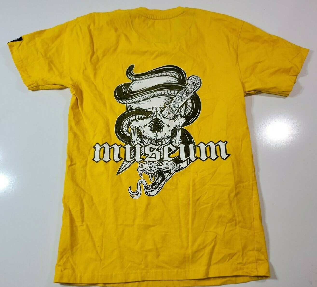 The Museum - Urban Black Owned Skull Snake Dagger Shirt Men's Sz. Small gallery