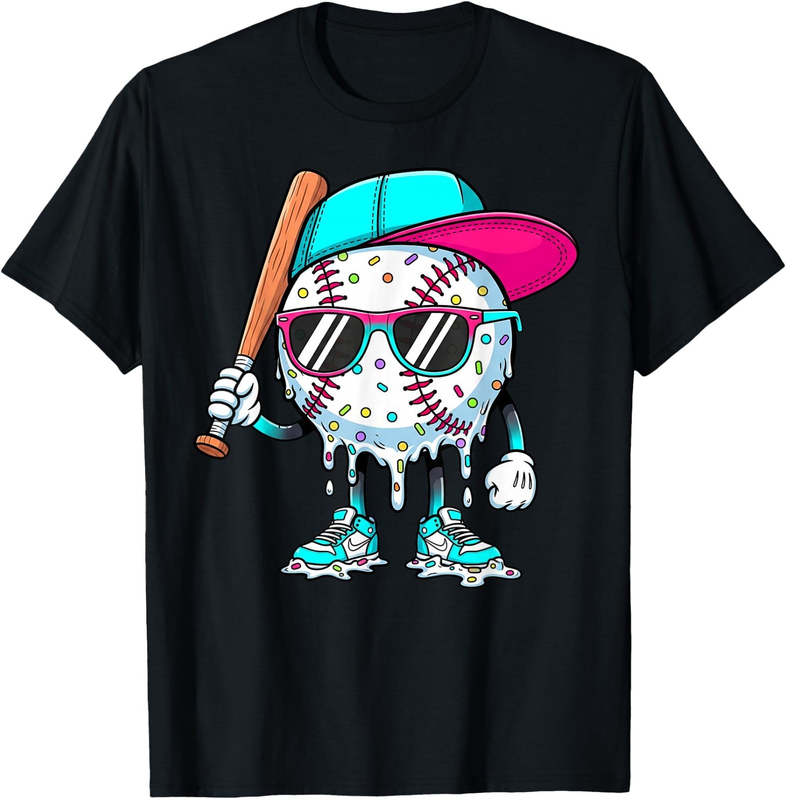 Baseball Lifestyle 101 Apparel Baseball Drip Adult T-Shirt, Unisex Tee gallery