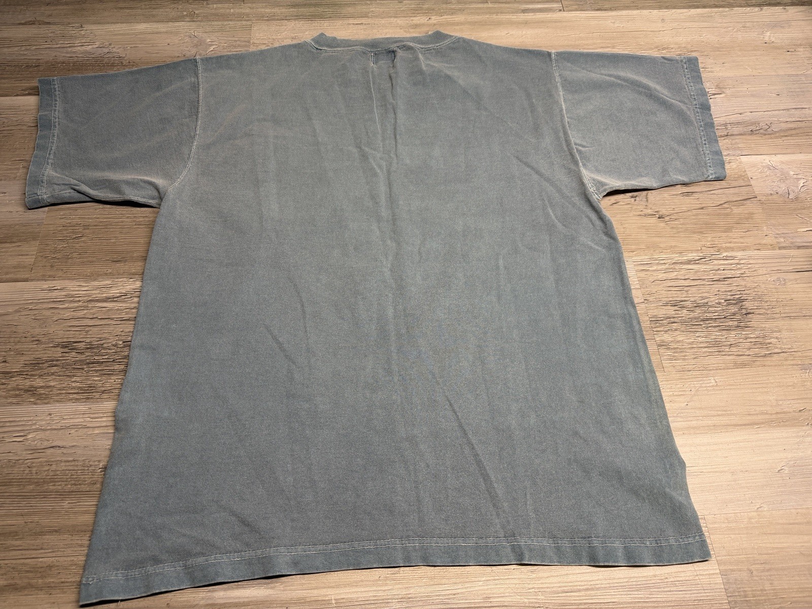 Vintage Faded Blue Short Sleeve Pocket T-Shirt Made in USA Galt Sand Mens Large gallery