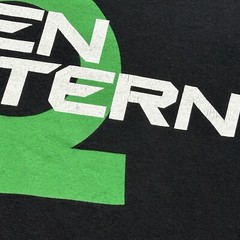 Green Lantern Shirt Mens Large Black DC Comics Reeses Movie Promo Ryan Reynolds