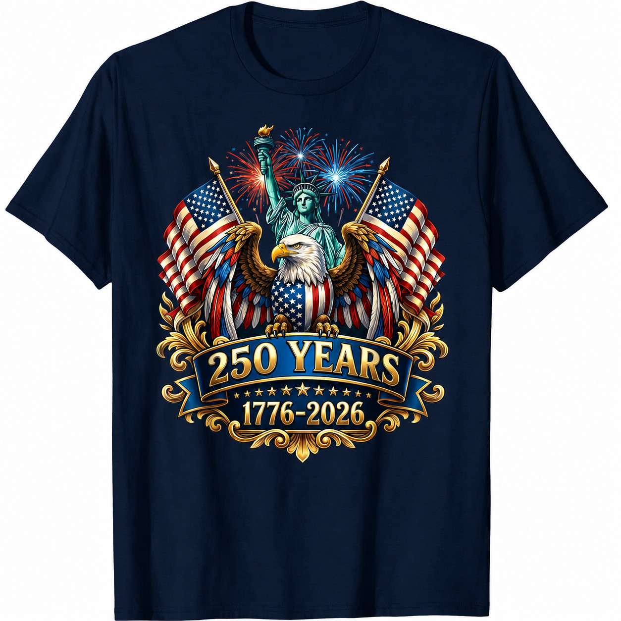 250th Anniversary USA 250 Year America Patriotic 4th of July T-Shirt gallery