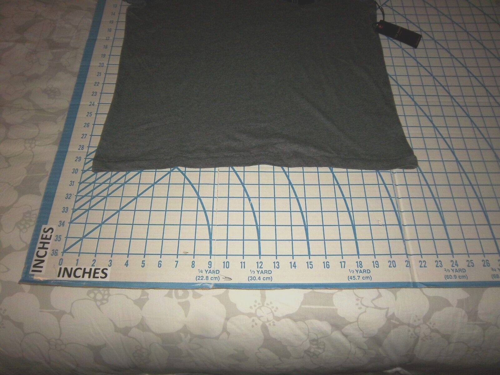 MENS LARGE TED BAKER GRAY CHECKERED POCKET SOFT T-SHIRT - NWT gallery
