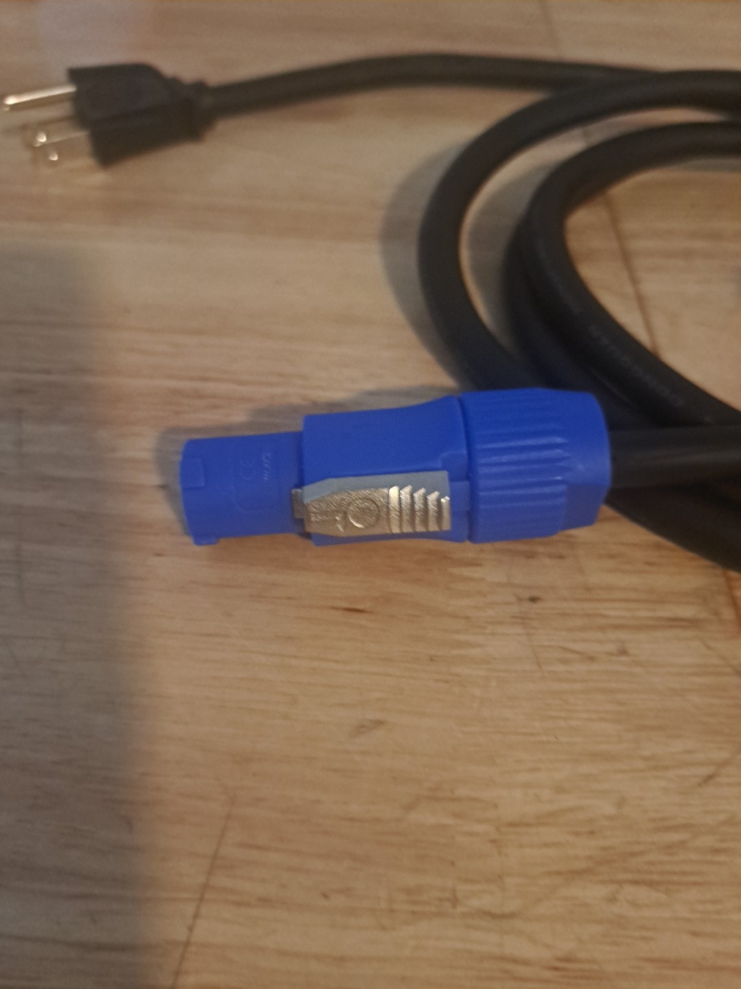 Power Cable With Powercon, 3 Con, 14 AWG, 6’ft, 250V, 20A, 3 Pin, PVC Jacket