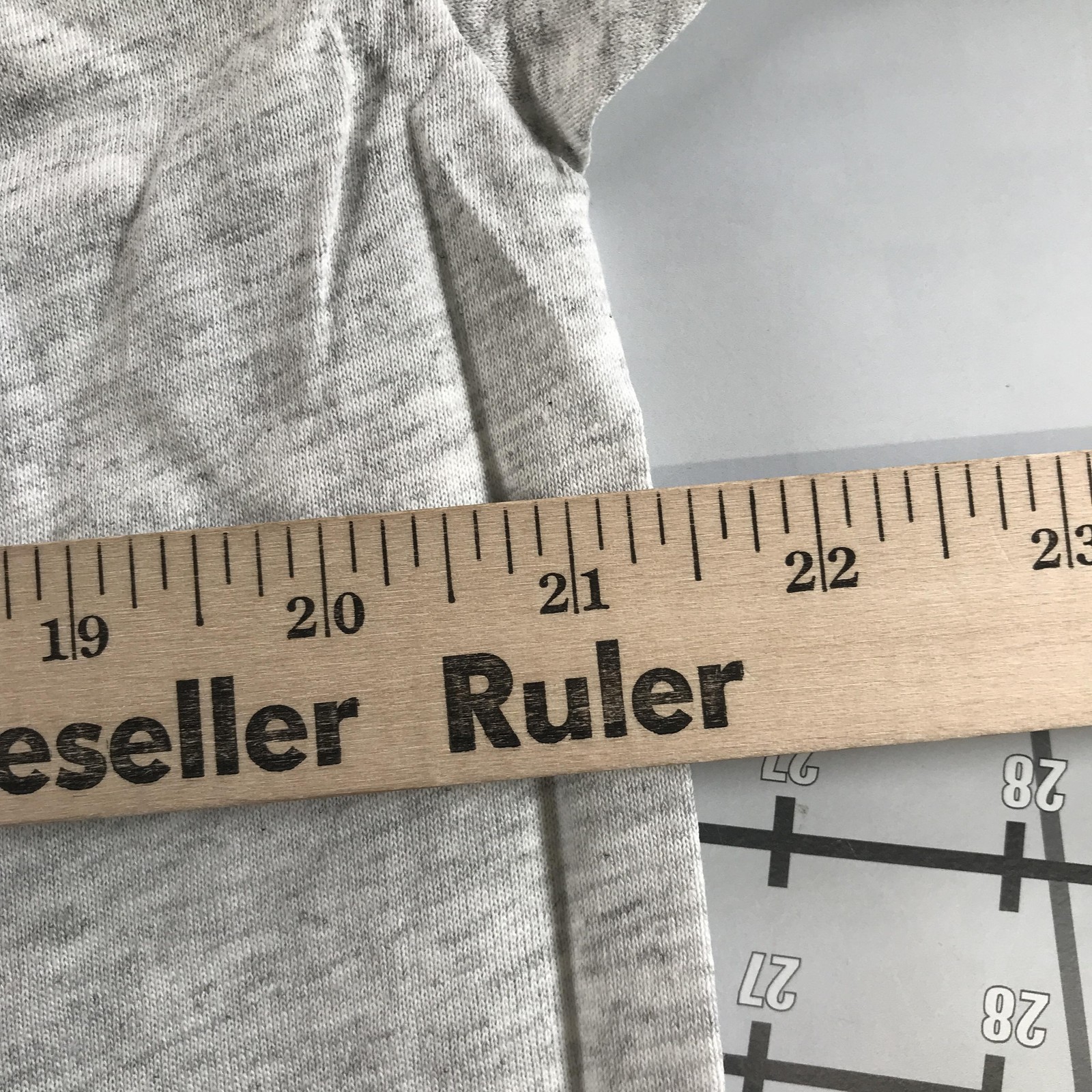 Vintage Russell Athletic Shirt Mens Large Gray Blank Crew Tee Made USA 90s gallery