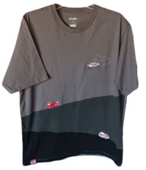 Graniph Gray Embroidered First Responders Tomi Sumi T-Shirt Size XL NWT