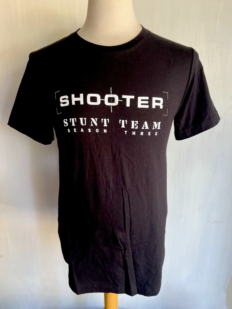 SHOOTER (2018) Ryan Phillippe TV Show SEASON 3 STUNT TEAM CREW T-Shirt Medium