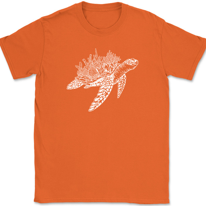 Turtle Coral Shell T-Shirt Funny Humor Novelty Tee gallery