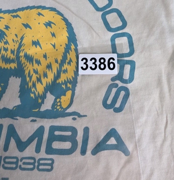 Columbia Men's Medium Short Sleeve Bear Graphic T-Shirt Black Outdoors Hiking gallery