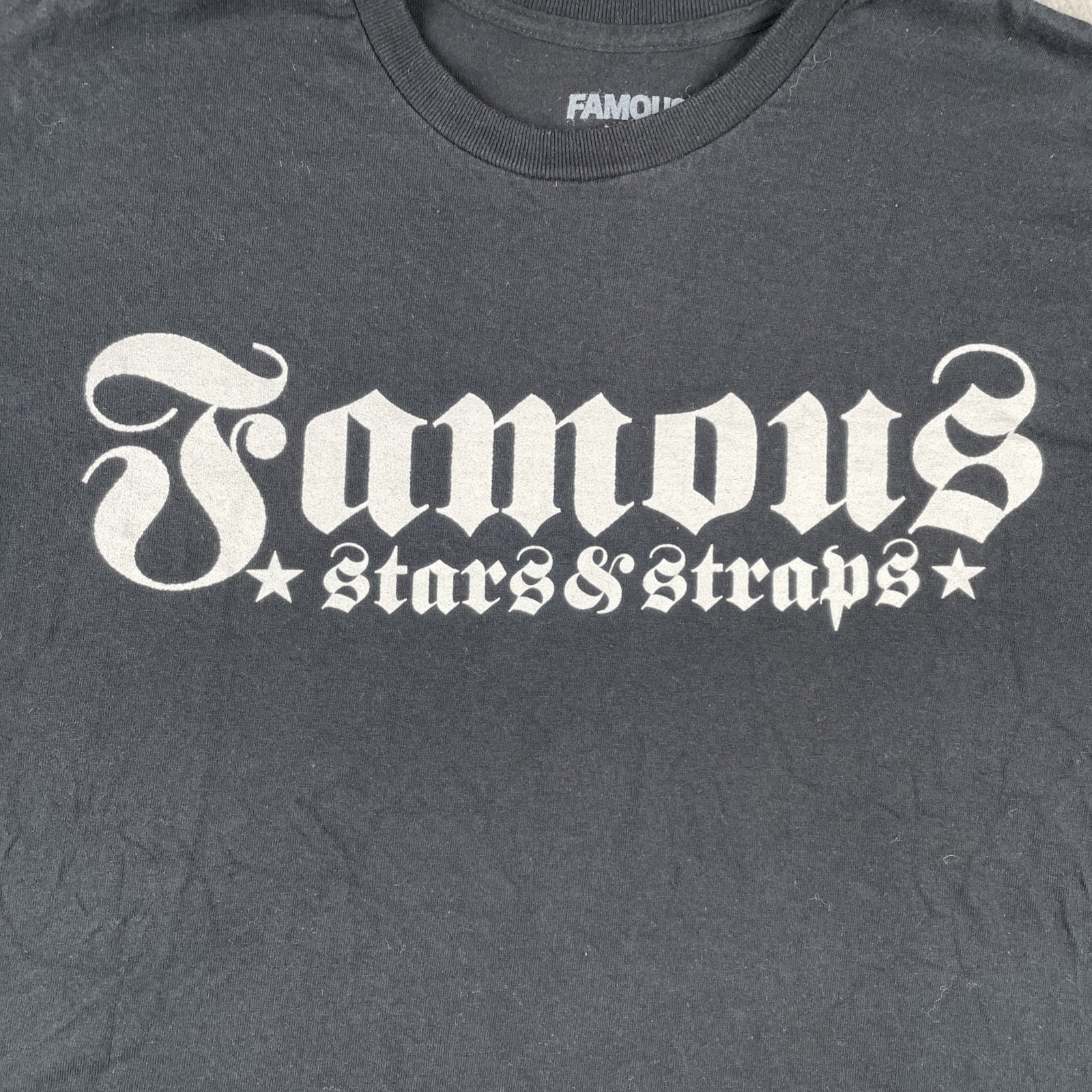 Famous Brand Jet L Black Shirt 100% Cotton Knit Classic Boxy Fit Classic Logo gallery