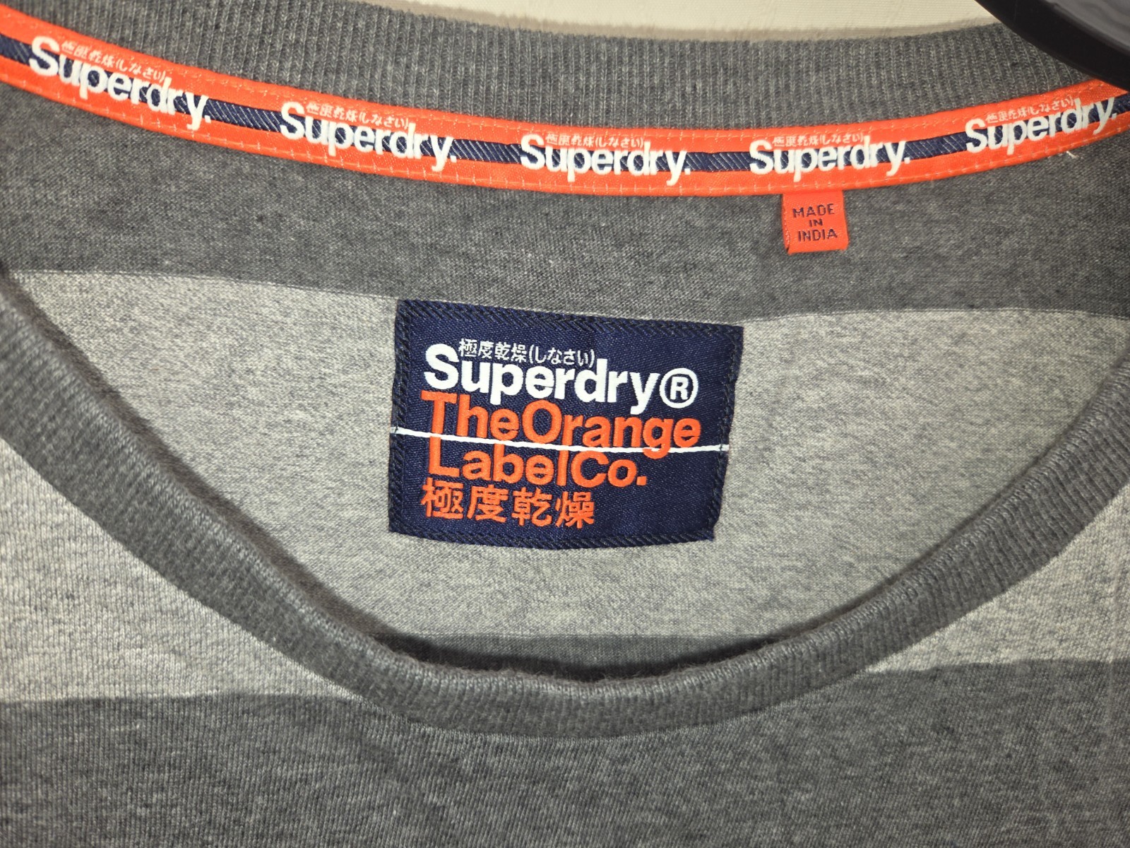 Men's 3XL XXXL Superdry Multicoloured T-Shirt Blue Chest Logo. Good Clean Cond. gallery