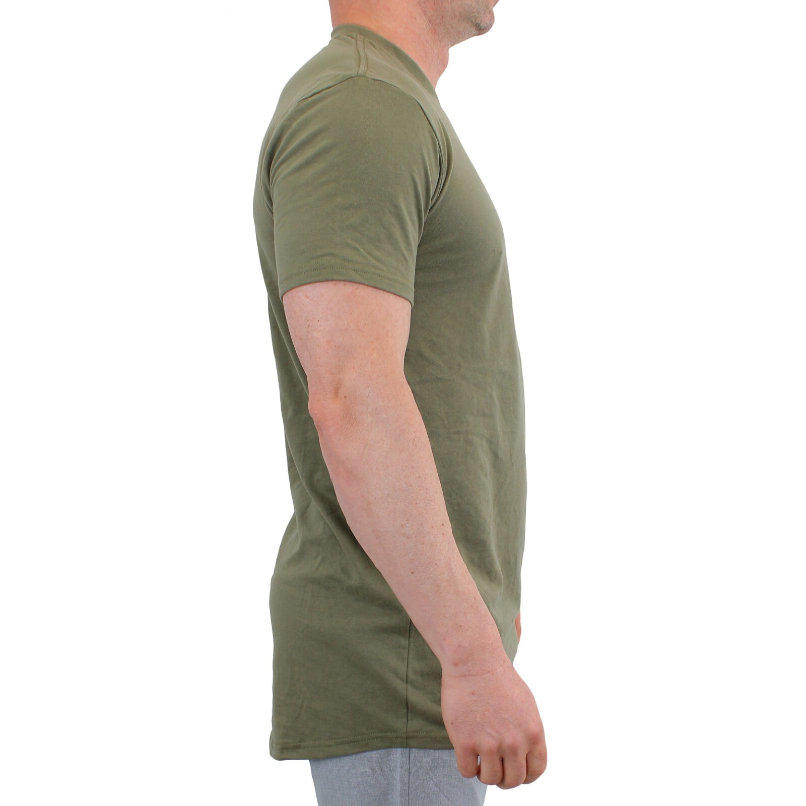 True Classic Mens Short Sleeve Shirt Longer Length Lightweight Cotton gallery