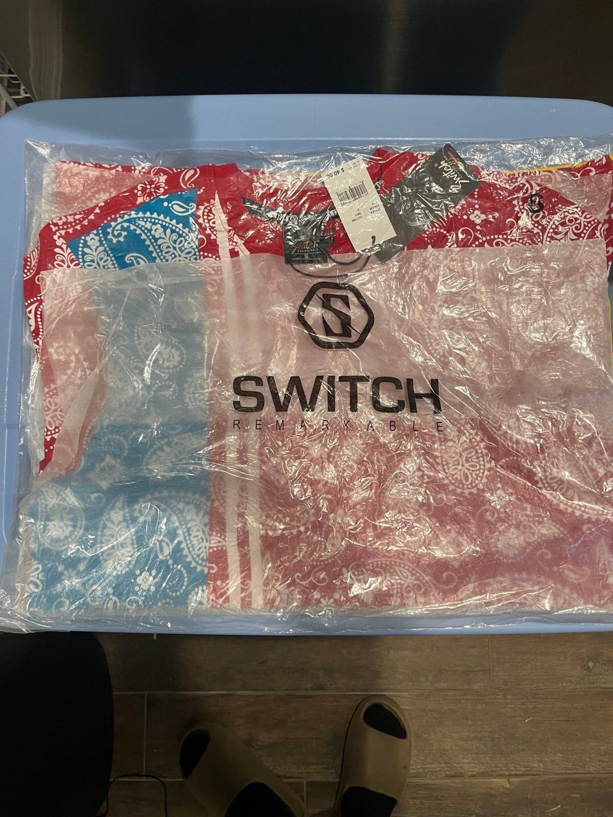 Switch Remarkable Patchwork Bandana T-Shirt Multicolor Streetwear – Size S – NWT gallery
