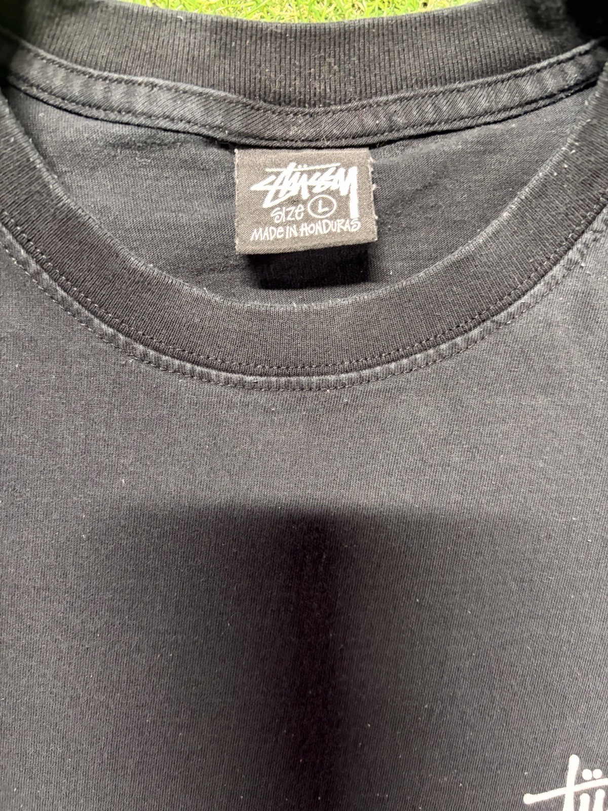 Authentic Stussy Shirt Melting Dice Tshirt Size Large Double Sided Streetwear gallery