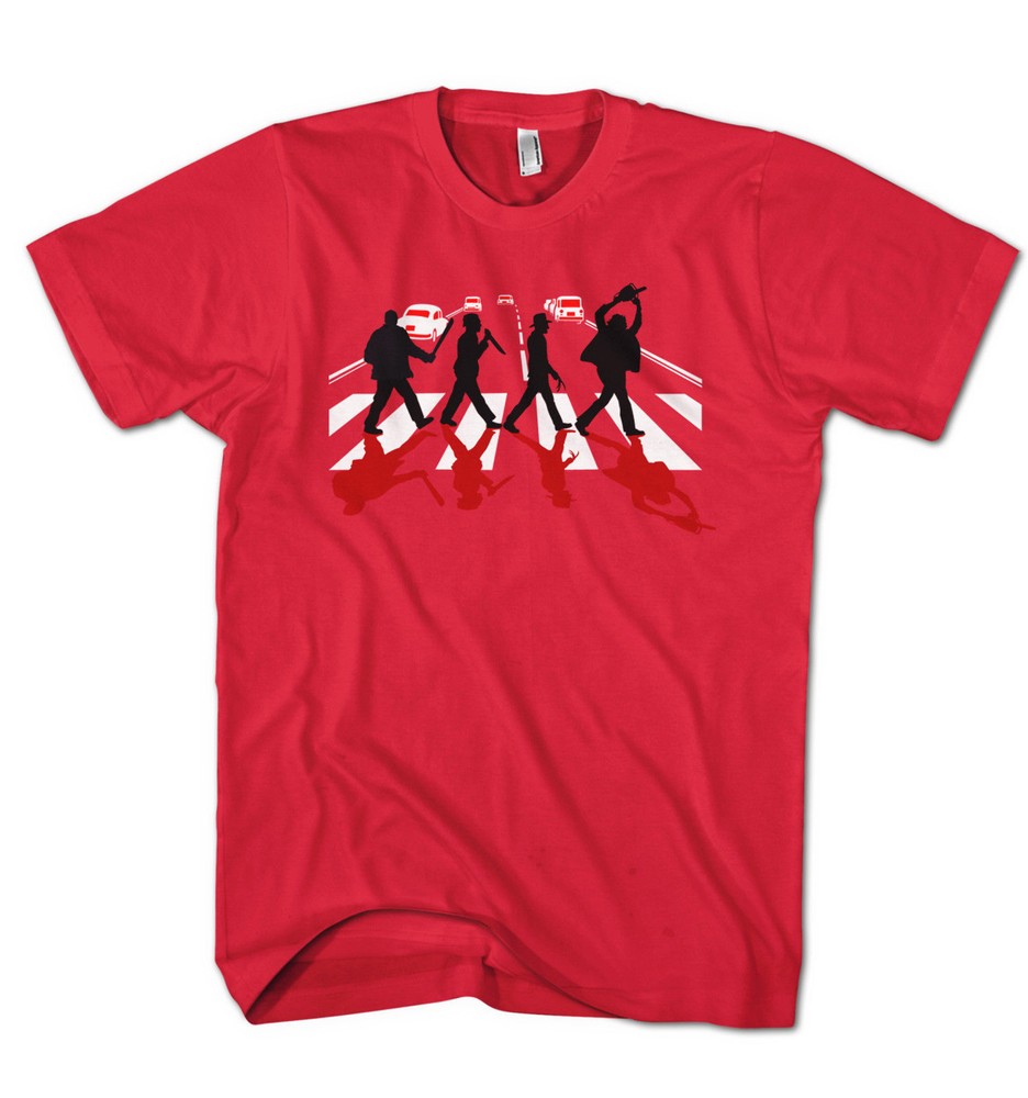 Abbey Road Killer Jason Freddy Halloween Horror Men’s T-Shirt New Red AR23117