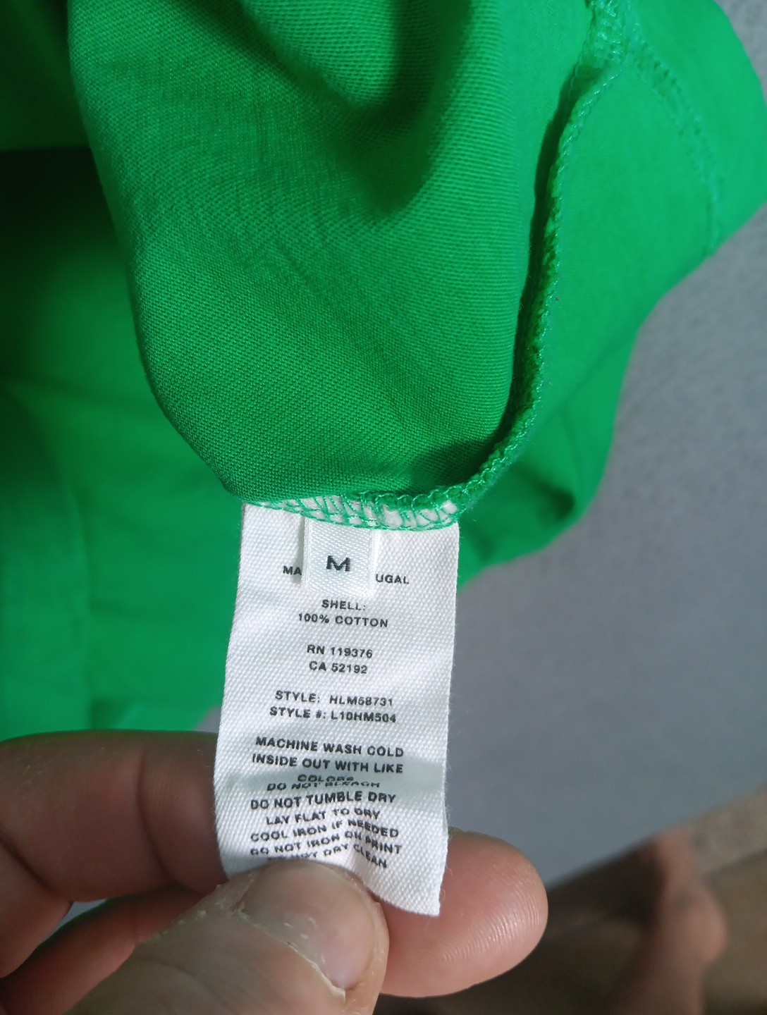 Helmut Lang Men's Green Crewneck Logo Cotton Short Sleeve T-Shirt Sz MEDIUM gallery