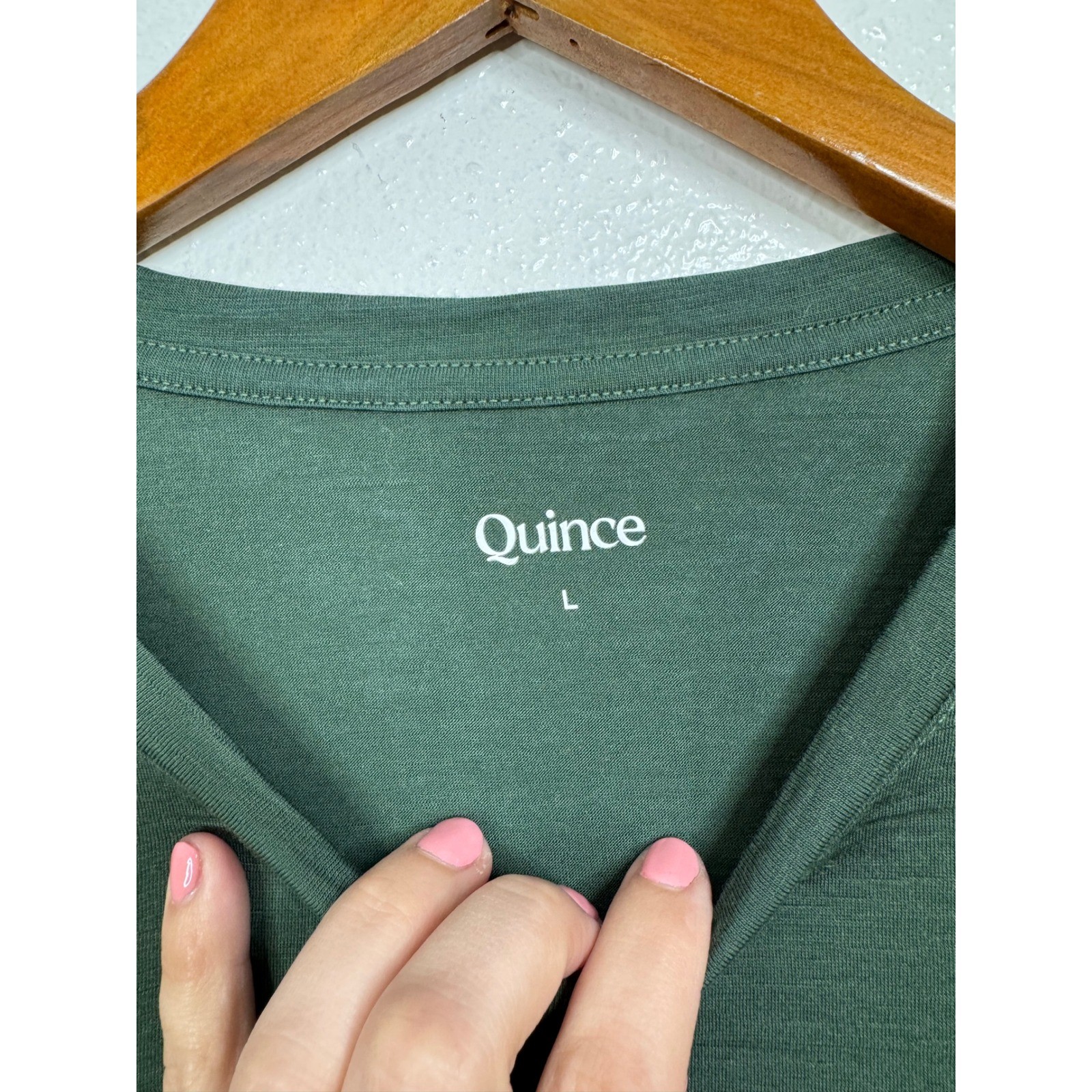 Quince 100% Merino Wool All-Season Long Sleeve Base Layer Tee Size Large gallery
