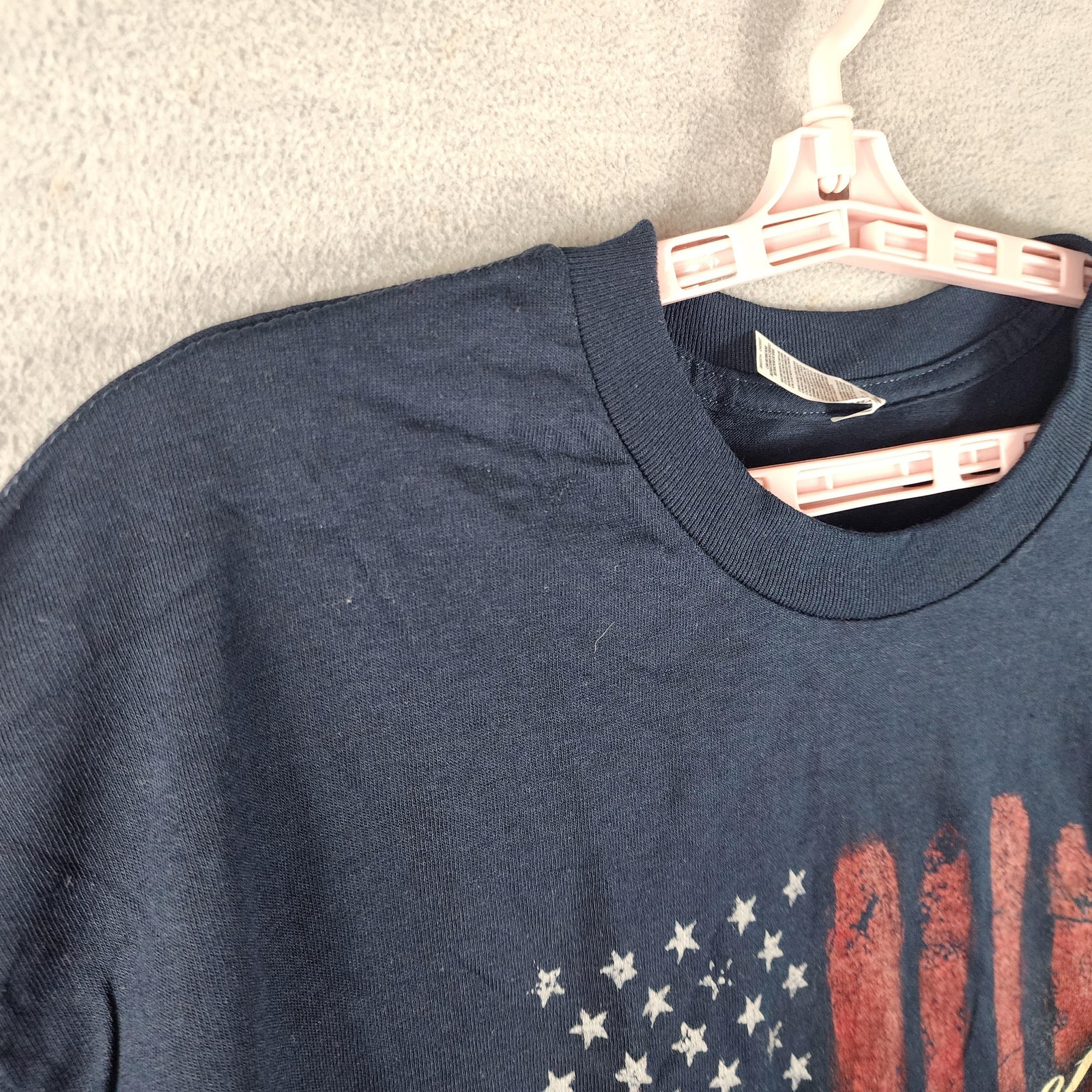 Alstyle Shirt Mens XL Blue United States Of America Flag Graphic Tee Patriotic gallery