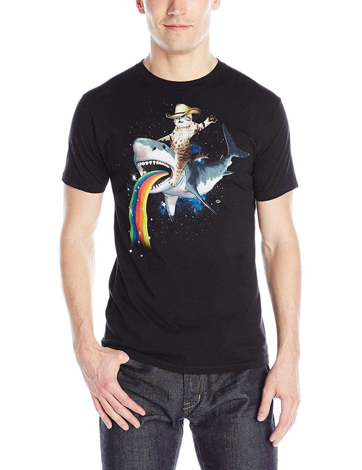 Authentic GOODIE TWO SLEEVES Bucking Sharkaroo Slim-Fit T-Shirt S NEW