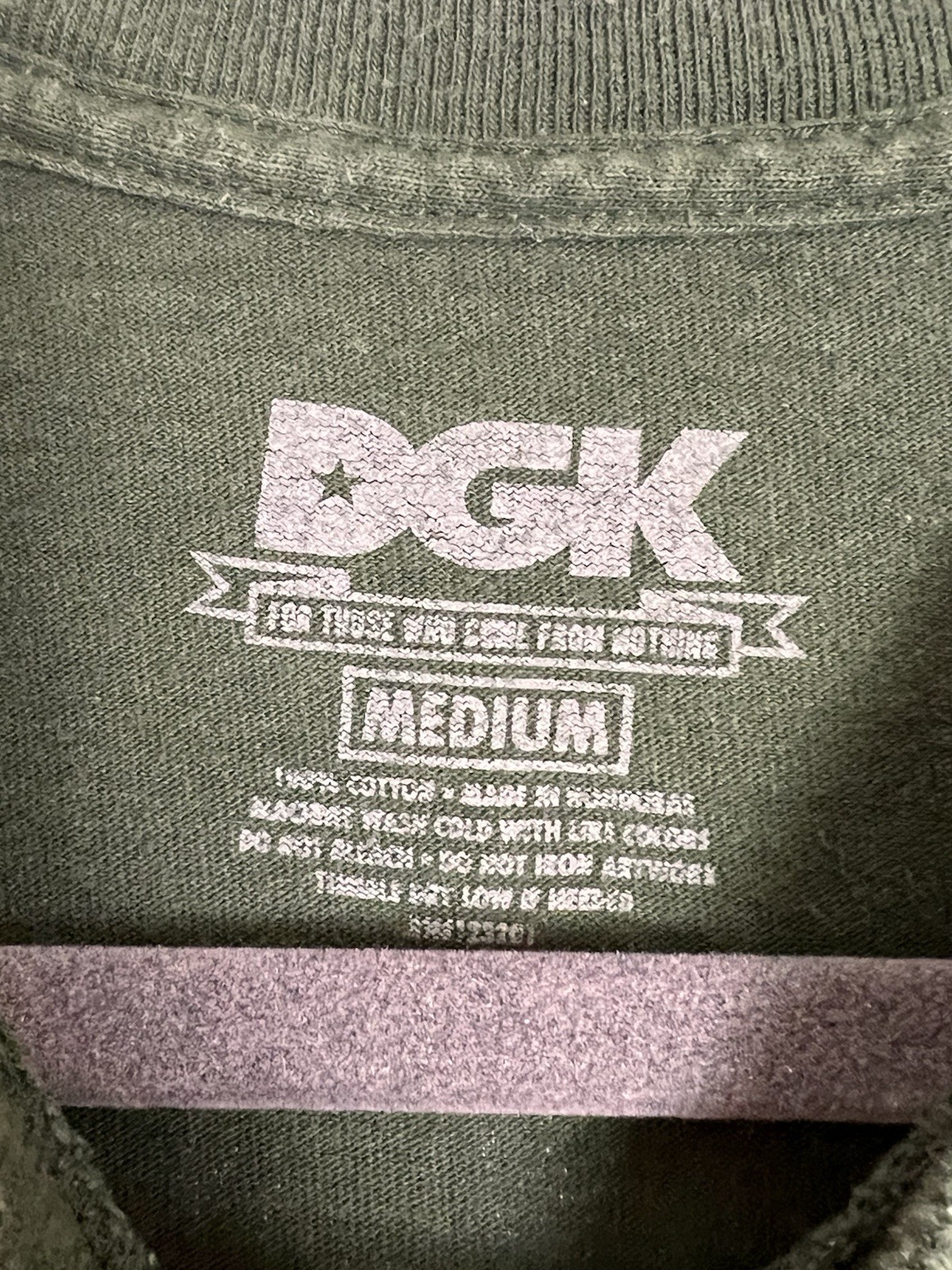 DGK Sagrado Tee Shirt Green Medium gallery