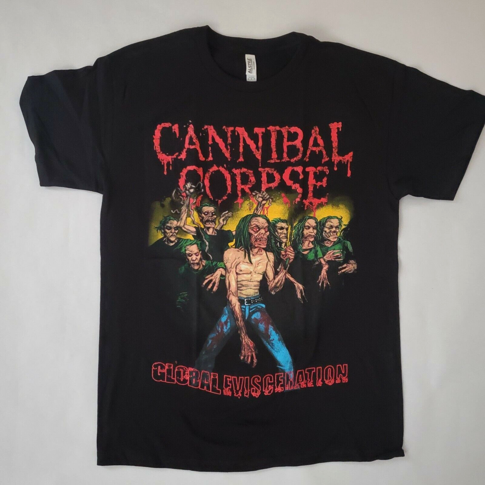 FREE SAME DAY SHIPPING New CANNIBAL CORPSE Global Evisceration Shirt XL gallery