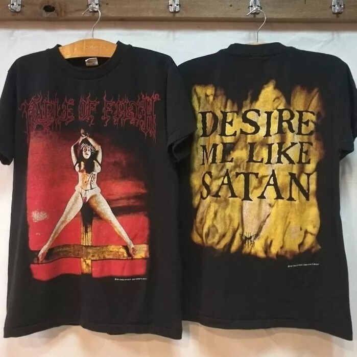 Cradle of Filth Band Rock Graphic Short Sleeve 2 Side Black Unisex Shirt Reprint gallery
