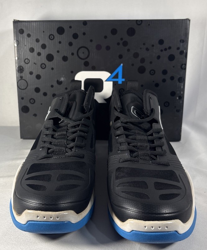 Q4 Men’s Basketball Shoes Black Size: 11 Q4MB-005 (Black Aster).  New