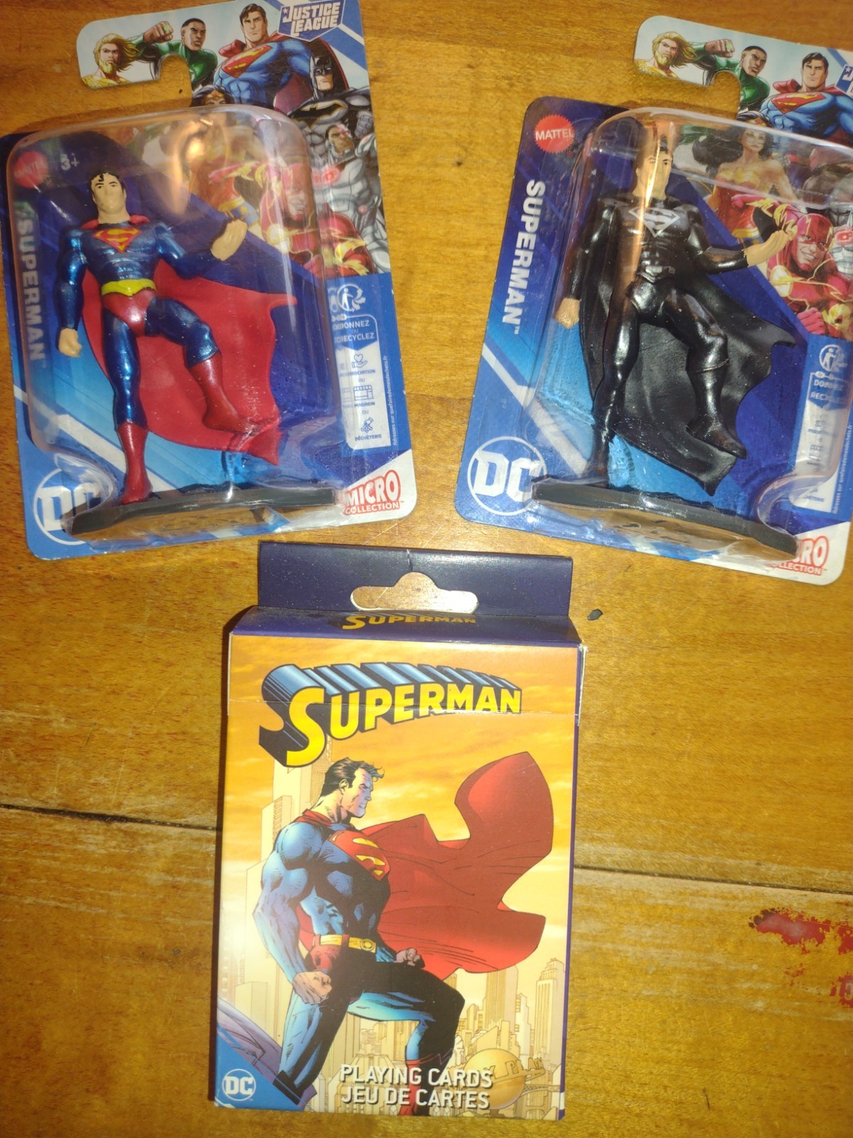 Superman,Born in Cleveland, Men's xlg T-shirt w NEW good/evil Figures,Cards gallery
