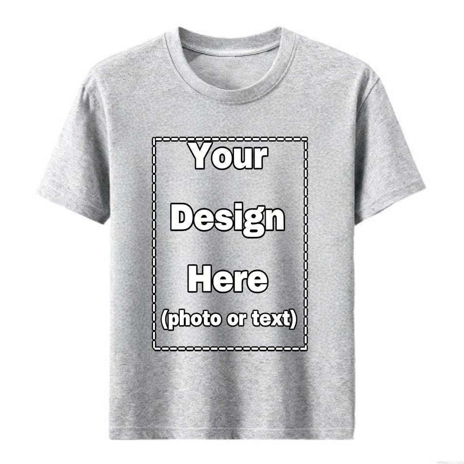 Custom Adult T-Shirt - Front & Back Print with Your Image - Personalized Design gallery