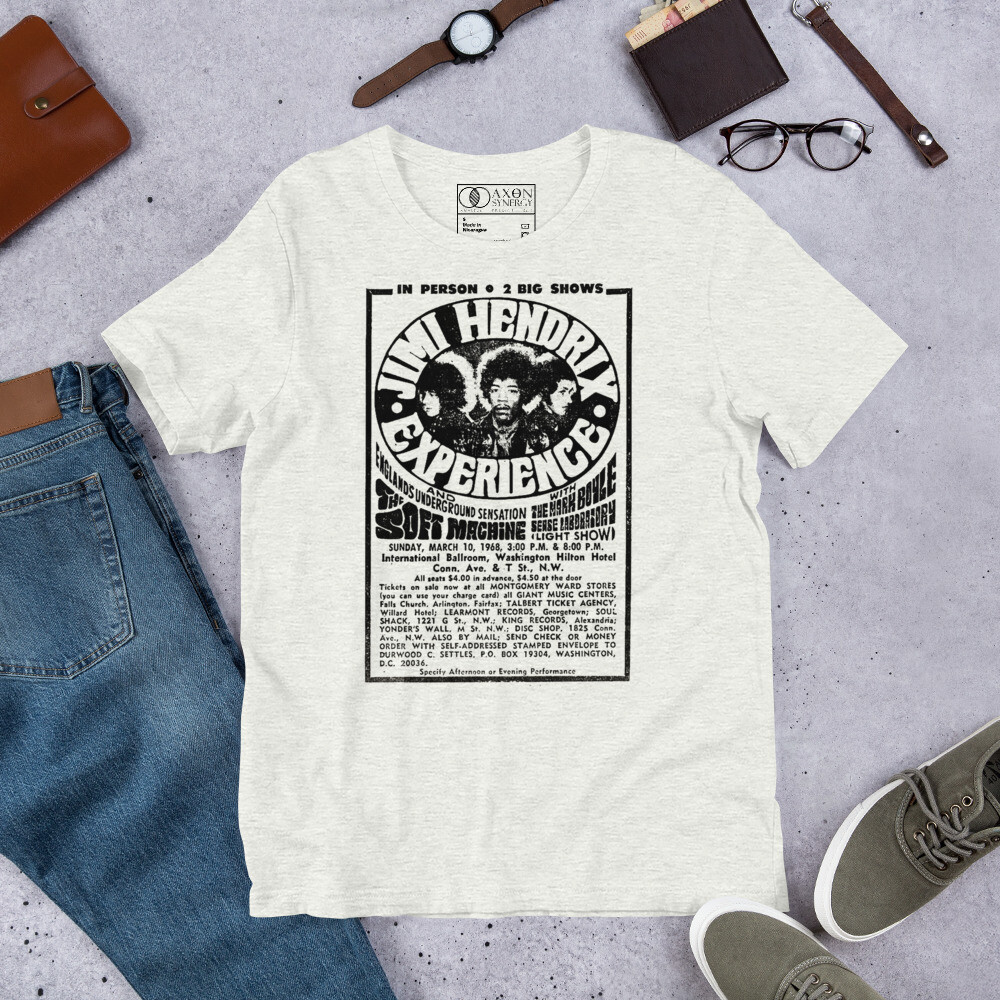 Unisex Graphic Jimi Hendrix Rock Concert t-shirt gallery