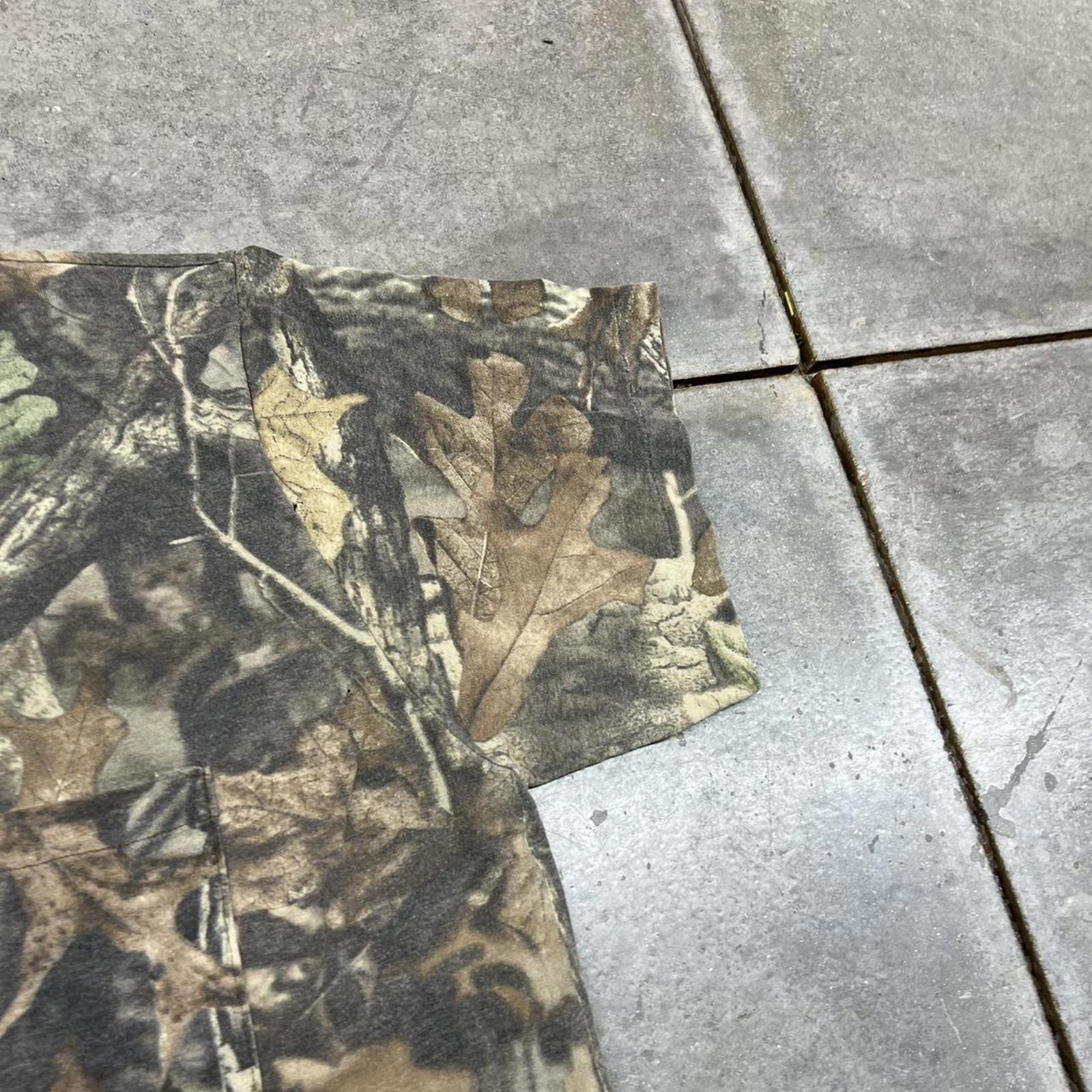 vintage realtree camo all over print made in usa single stitch shirt size large gallery