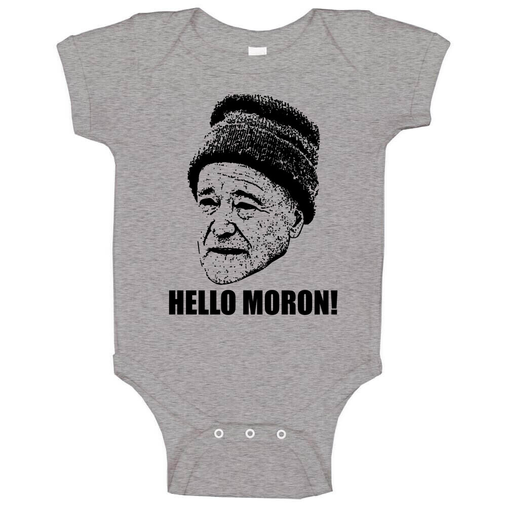 Grumpy Old Men Quote Hello Moron Fan T Shirt gallery