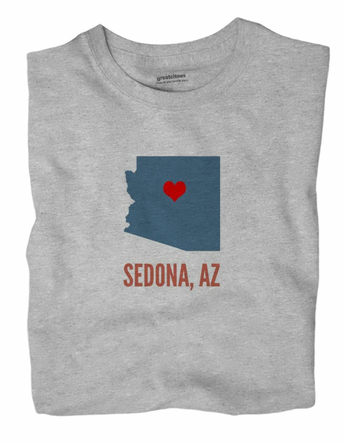 Sedona Arizona AZ T-Shirt HEART