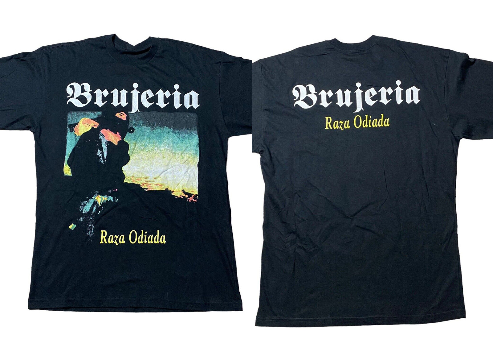 Brujeria Band Raza Odiada Rock Album Short Sleeve Adult Tee Shirt CS601