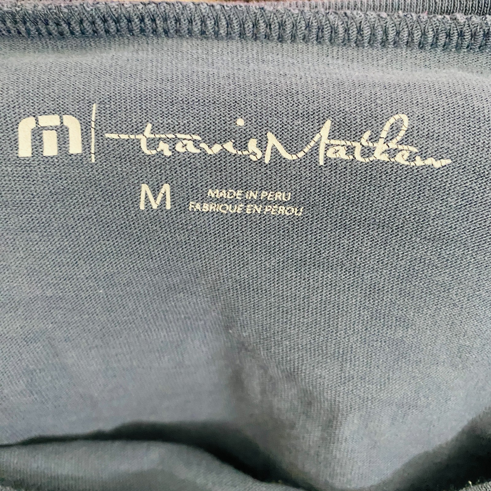Travis Matthew Blue T-Shirt Lifestyle Outdoors Sports Golf Performance Size M * gallery